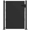 vidaXL Tuinpoort met slot Zwart 110 x 130 cm Gepoedercoat staal