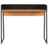 vidaXL Bureau 90x60x88 cm zwart en bruin