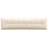 vidaXL Rugkussen Beige 200 x 50 cm Microvezel Stof
