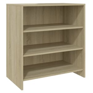vidaXL Dressoir 70x40,5x75 cm bewerkt hout sonoma eikenkleurig