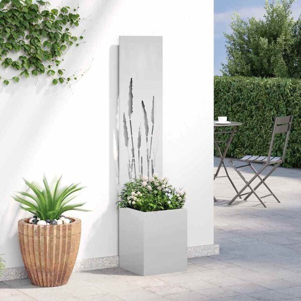 vidaXL Tuin Privacy Screen Zilver 32 x 150 cm Gegalvaniseerd staal