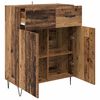 vidaXL Dressoir met lade Oud Hout 69,5 x 34 x 90 cm Bewerkt hout