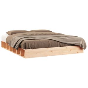 vidaXL Bedframe massief hout 120x200 cm
