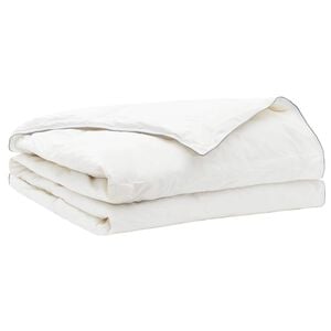 vidaXL Dekbed FULDA 155 x 220 cm Zomer 100 GSM 90% Gansendons Wit