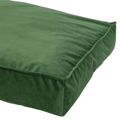 Madison Hondenkussen Velvet 80x55x15 cm groen