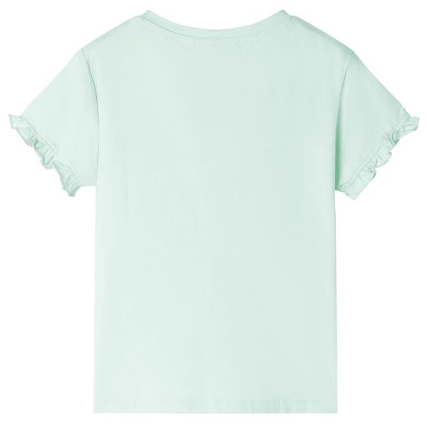 Kindershirt 128 lichtmint