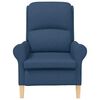 vidaXL Fauteuil Blauw 76 x 94 x 102 cm Stof