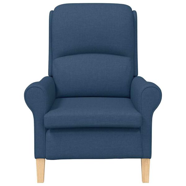 vidaXL Fauteuil Blauw 76 x 94 x 102 cm Stof