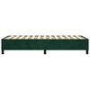 vidaXL Boxspring bed 100x200 cm fluweel donkergroen