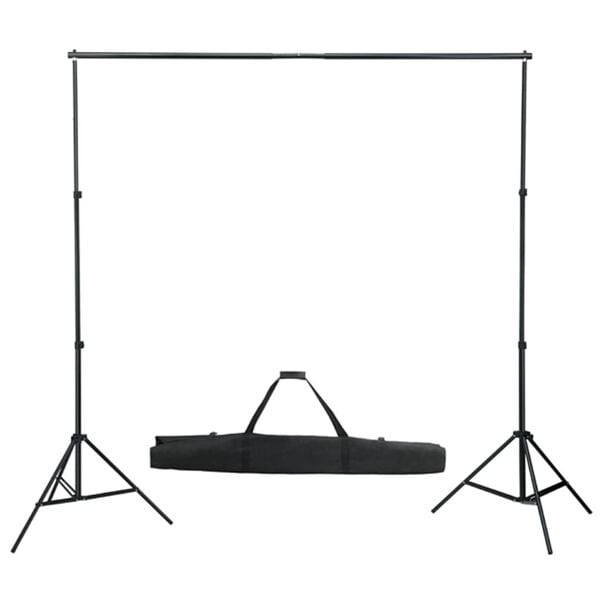 vidaXL Fotostudioset met lampen, paraplu's, achtergrond en reflector