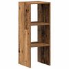 vidaXL Boekenkast stapelbaar 30x30x80 cm bewerkt hout oud houtkleurig