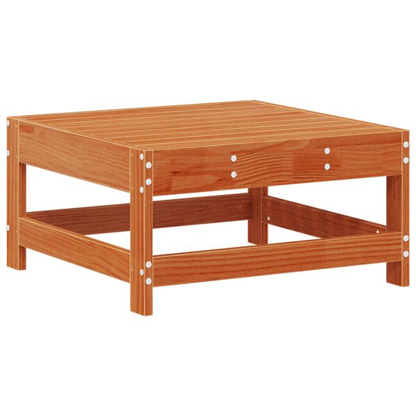 vidaXL Tuinvoetsteun Massief grenenhout Wasbruin