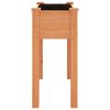 vidaXL Plantenbak met voering 71x37x76 cm massief vurenhout bruin