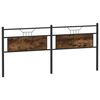 vidaXL Bedframe zonder matras 107x203 cm spaanplaat bruin eikenkleurig