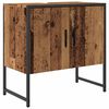 vidaXL Wastafelkast 60x33x60 cm bewerkt hout oud houtkleurig