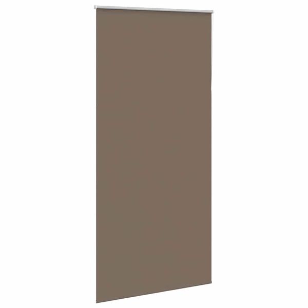 vidaXL Rolgordijn verduisterend koffie 105x210 cm stofbreedte 100,7 cm