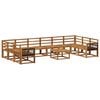 vidaXL Buiten bankenset 11 pcs Naturel Massief Acaciahout