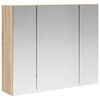 vidaXL Badkamer spiegelkast Sonoma Eiken 60 x 14,5 x 50 cm