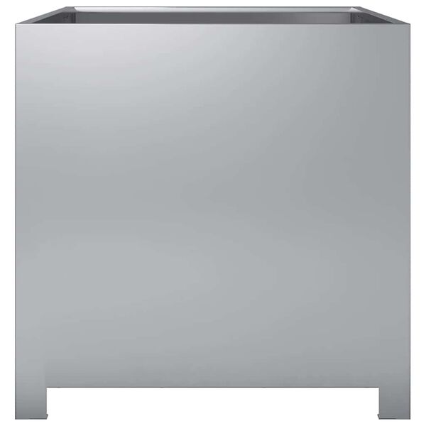 vidaXL Plantenbak 50x50x50 cm gegalvaniseerd staal