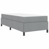 vidaXL Boxspringbed Lichtgrijs 80 x 200 cm Stof