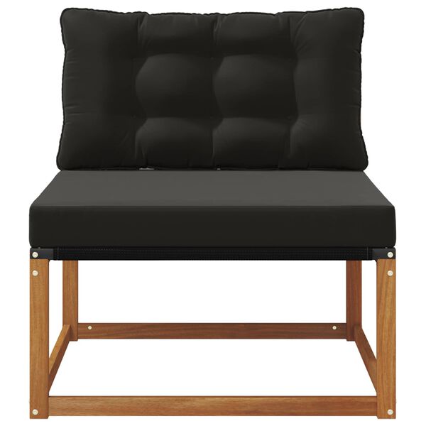 vidaXL Buiten Midden Sofa Massief Acaciahout Naturel