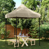 vidaXL Partytent Taupe 200 x 200 x 306 cm Oxford Stof