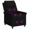 vidaXL Massage-relaxstoel Zwart 69 x 93 x 102 cm Stof