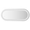 vidaXL LED Badkamer Spiegel Transparant 70 x 30 cm gehard glas