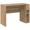 vidaXL Bureau Artisan Eiken Bewerkt hout 109 x 50 x 78 cm
