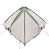 vidaXL Teepee Tent met dak met opslag Groen en Wit 490 x 410 x 210 cm