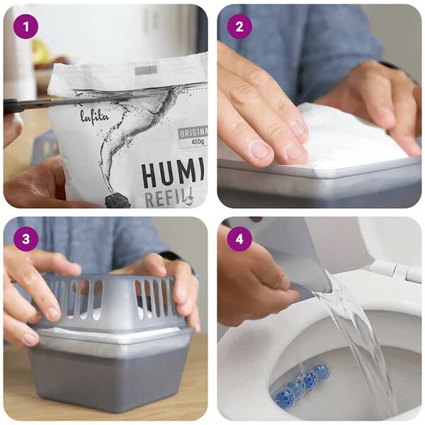 Lafita Luchtontvochtigers met navulzakjes 4 st 900 g