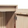 vidaXL Wandkast 30x30x100 cm massief grenenhout