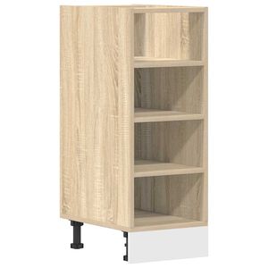 vidaXL Onderkast Riga 30x44,5x81,5 cm bewerkt hout sonoma eikenkleurig