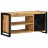 vidaXL Schoenenbank Bruin 100 x 40 x 50 cm Massief mangohout