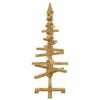 vidaXL Houten kerstboom met standaard Bruin 90 cm Massief grenenhout