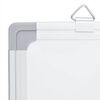 vidaXL Whiteboard magnetisch inklapbaar 120x100x1,7 cm aluminium