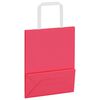 vidaXL Papieren zakken 250 st met hengsels 18x8x22 cm roze