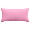 vidaXL Sofa Kussens 2 stuks Roze 80 x 40 cm Stof