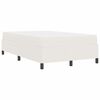 vidaXL Bedframe met matras Cr&egrave;me 120 x 190 cm Stof