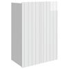vidaXL Wandkast Hoogglans Wit 66 x 34,5 x 92 cm Bewerkt hout