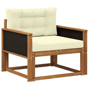 vidaXL Buiten Midden Sofa Naturel