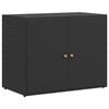 vidaXL Tuinkast Zwart 100x55,5x80 cm Poly Rattan