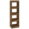 vidaXL Boekenkast/kamerscherm 40x30x135 cm gerookt eikenkleurig