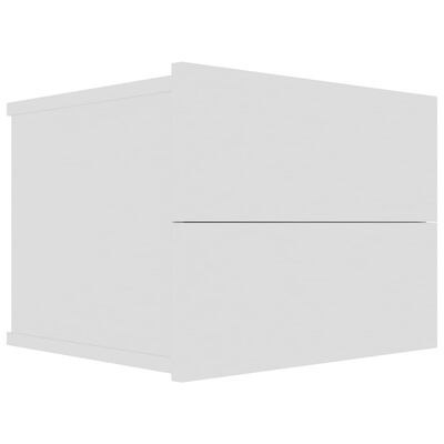 vidaXL Nachtkastje 40x30x30 cm bewerkt hout wit
