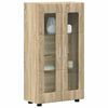 vidaXL Dressoir met plank Sonoma Eiken 55,5 x 29 x 103 cm Bewerkt hout