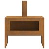 vidaXL Vuurkorf Bruin 80 x 50 x 96 cm Staal