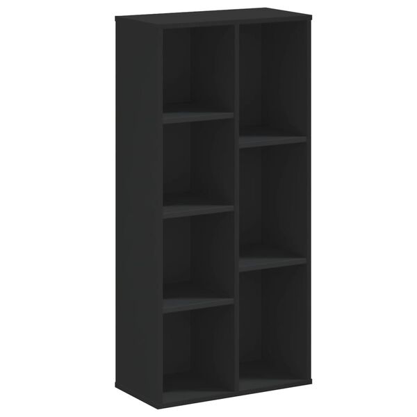 vidaXL Boekenkast 50x25x105 cm bewerkt hout zwart