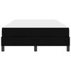 vidaXL Boxspringbed met matras Zwart 120 x 190 cm Stof