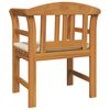 vidaXL Bank met kussen Natuurlijke Olie Afwerking 68,5 x 46 x 82,5 cm