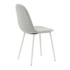 Venture Home Eetkamerstoelen 2 st Polar polyester grijs en wit